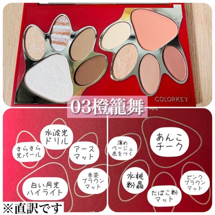 トラ十色アイシャドウパレット/COLORKEY/アイシャドウパレットを使ったクチコミ(2枚目)