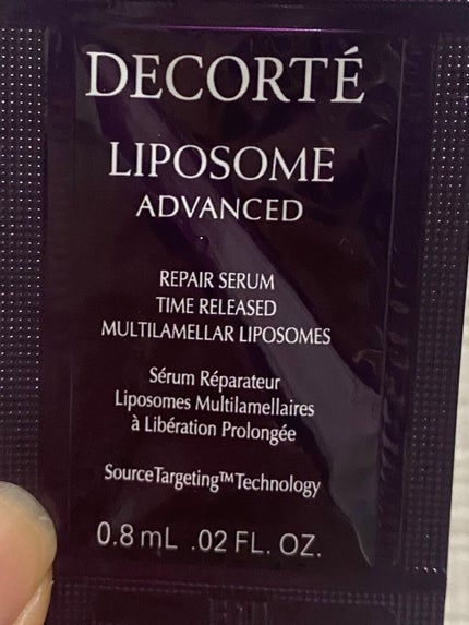 リポソーム アドバンスト リペアセラム/DECORTÉ/美容液を使ったクチコミ(3枚目)