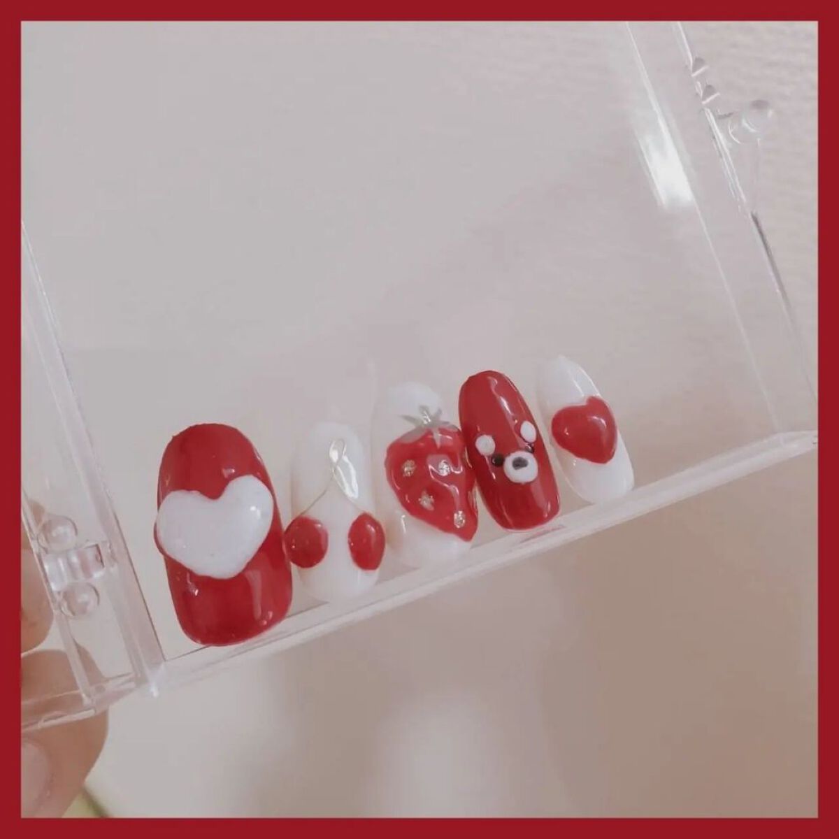 ジェルネイル（ライト対応）/セリア/ジェルネイルを使ったクチコミ（2枚目）