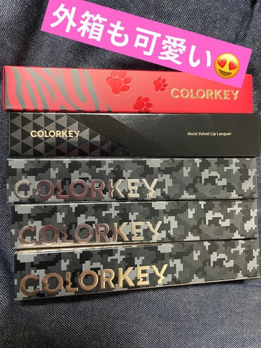 ベルベットマットティント/COLORKEY/口紅を使ったクチコミ（2枚目）