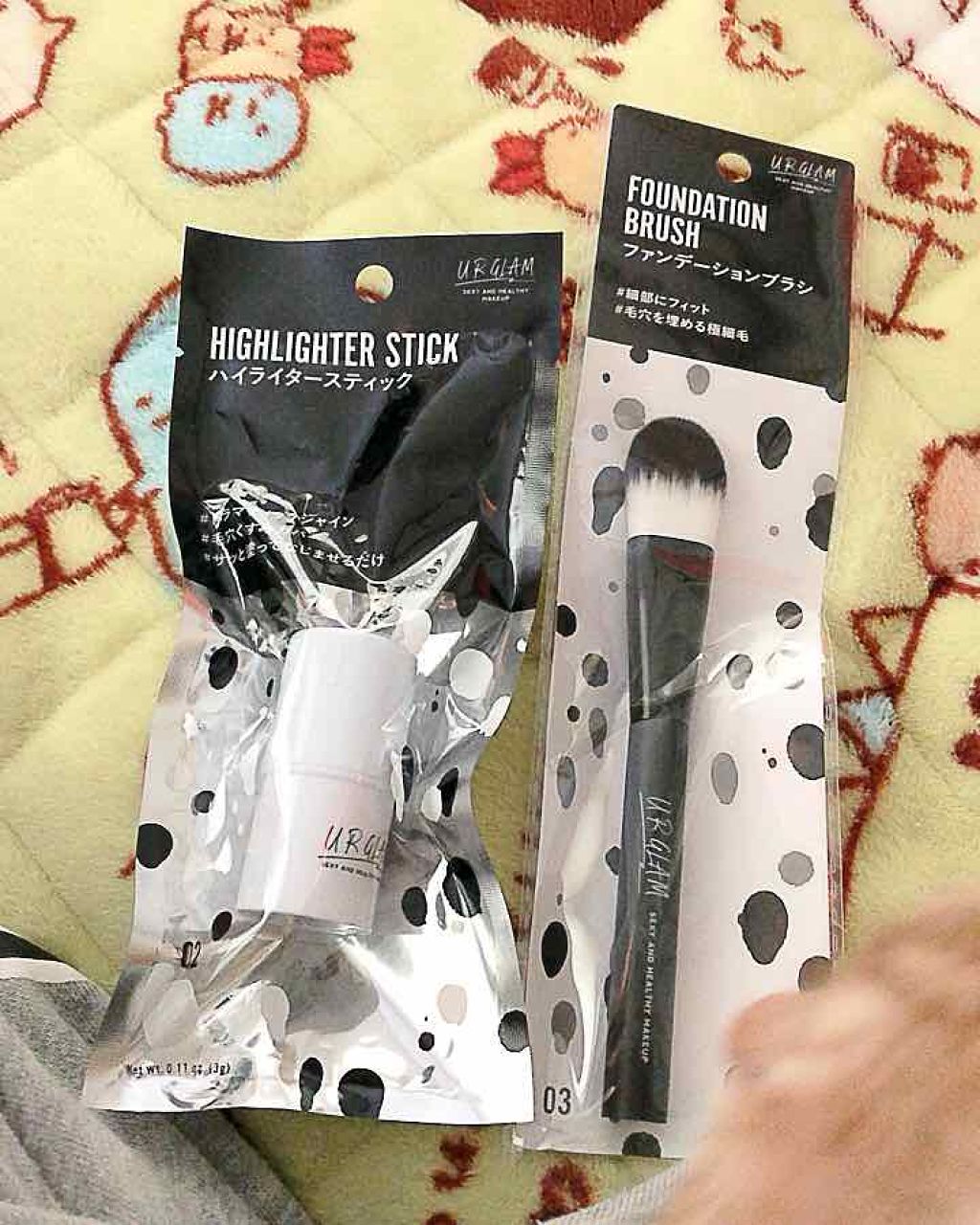 UR GLAM　FOUNDATION BRUSH（ファンデーションブラシ）/U R GLAM/メイクブラシを使ったクチコミ（1枚目）