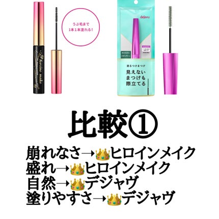 「塗るつけまつげ」自まつげ際立てタイプ/デジャヴュ/マスカラを使ったクチコミ(3枚目)
