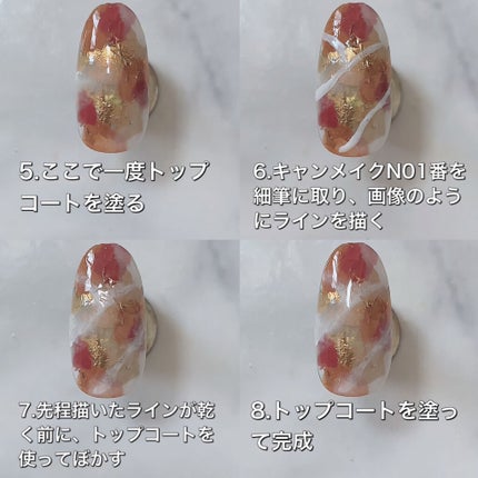 カラフルネイルズ/キャンメイク/マニキュアを使ったクチコミ(5枚目)