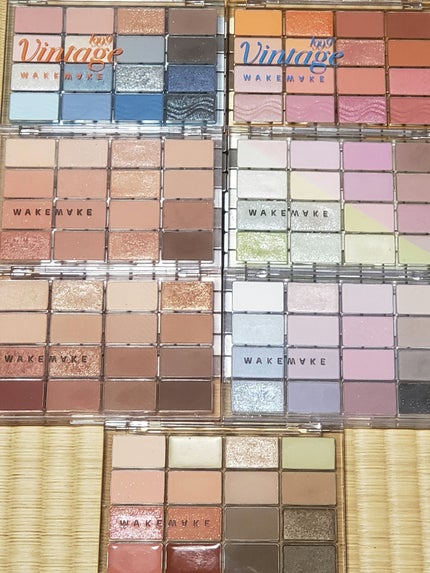 ソフトブラーリングアイパレット/wakemake/アイシャドウパレットを使ったクチコミ(3枚目)