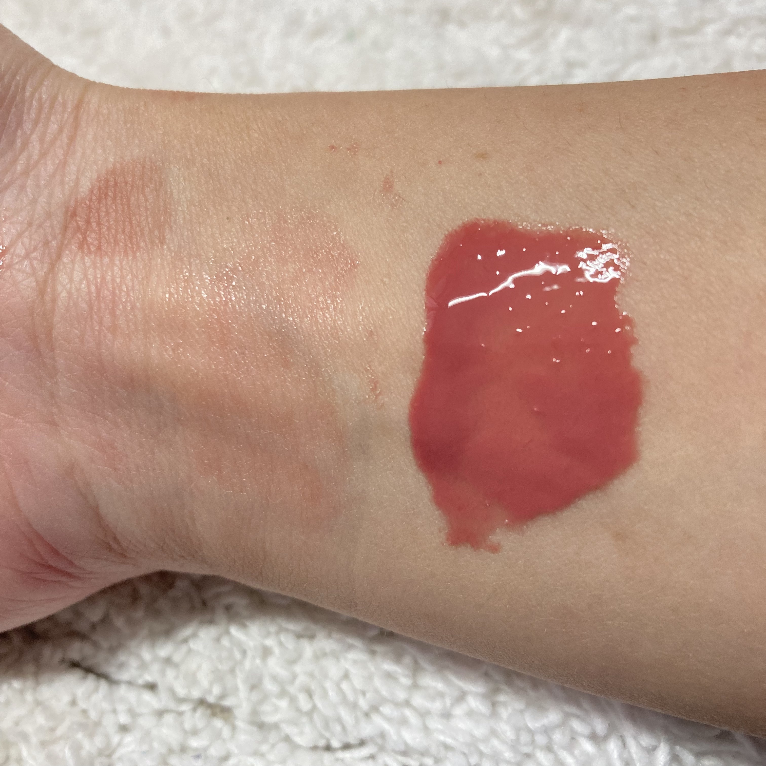 ウォンジョンヨ　キャンディーグロウティント 01 チャイティーピンク/Wonjungyo/リップティントを使ったクチコミ（3枚目）