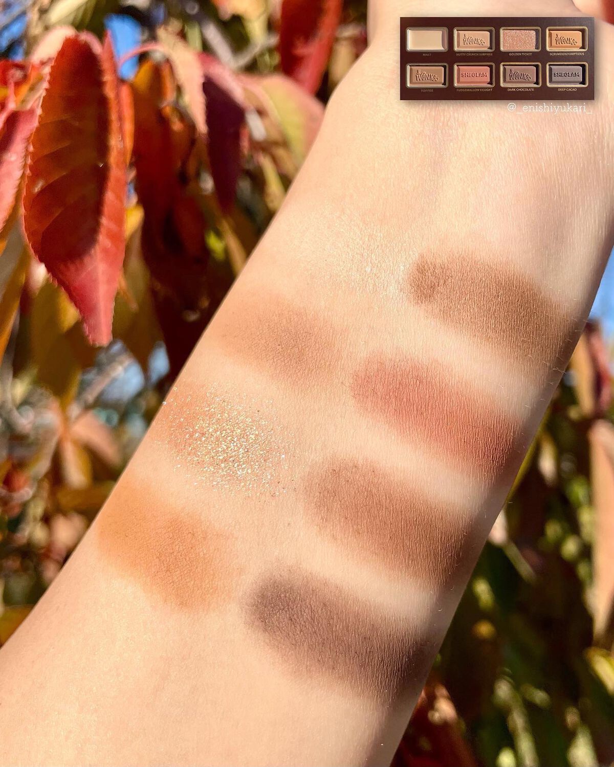 WONKA BAR EYESHADOW PALETTE/SHEGLAM/アイシャドウパレットを使ったクチコミ(6枚目)