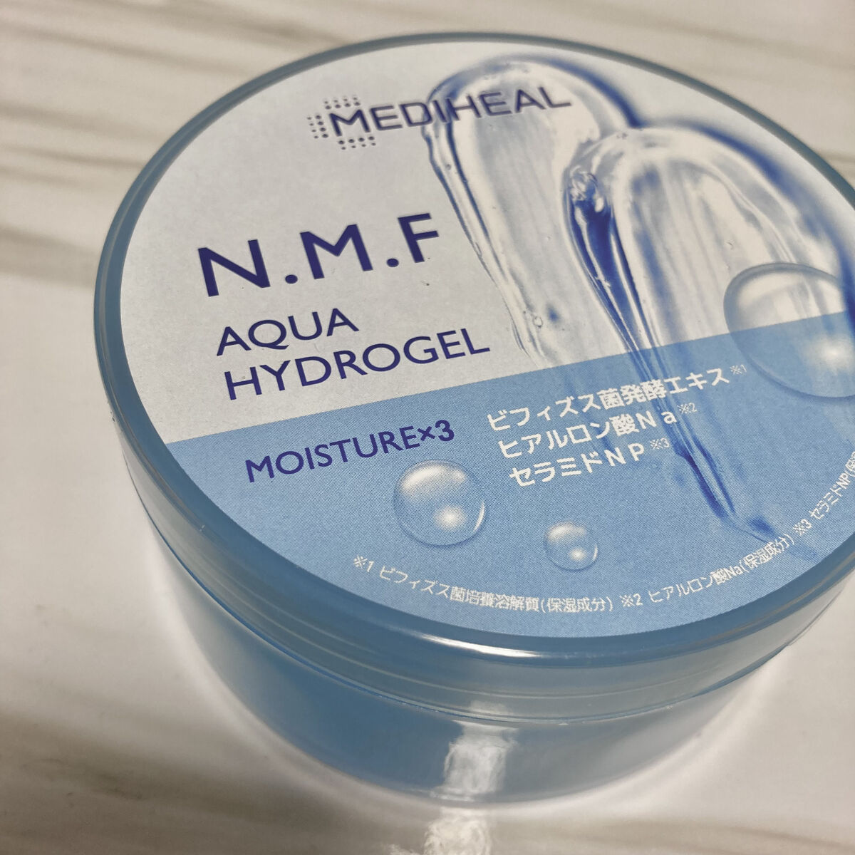 N.M.Fアクアハイドロジェル/MEDIHEAL/ボディローションを使ったクチコミ（2枚目）