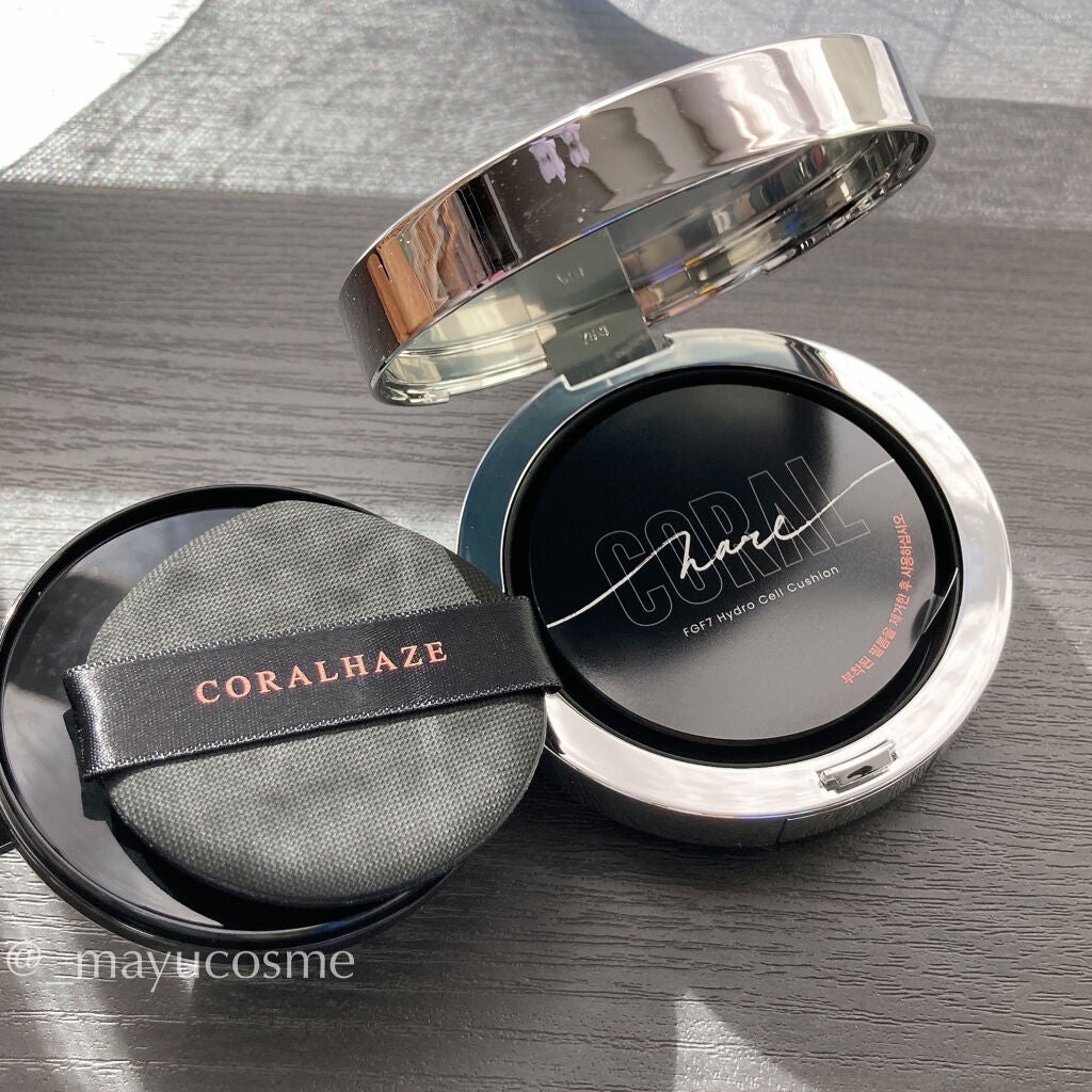 FGF7 ハイドロセルクッション/Coralhaze/クッションファンデーションを使ったクチコミ(3枚目)