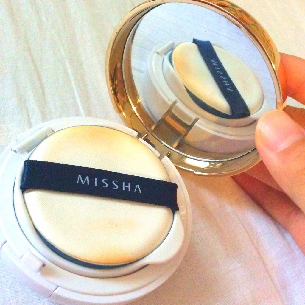 M クッション ファンデーション(モイスチャー)/MISSHA/クッションファンデーションを使ったクチコミ（2枚目）
