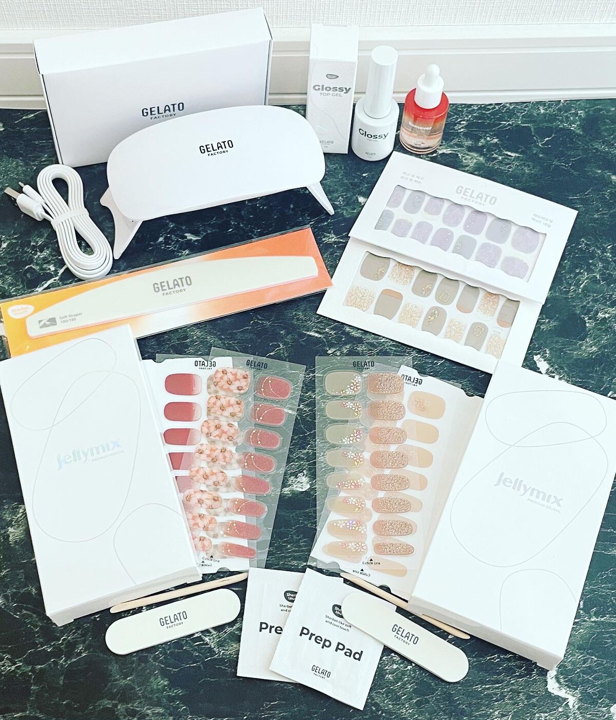 UV/LEDライト/GELATO FACTORY/ネイル用品を使ったクチコミ（1枚目）