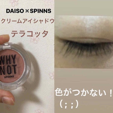 WHY NOT SPINNS クリームアイシャドウ/DAISO/ジェル・クリームアイシャドウを使ったクチコミ（2枚目）