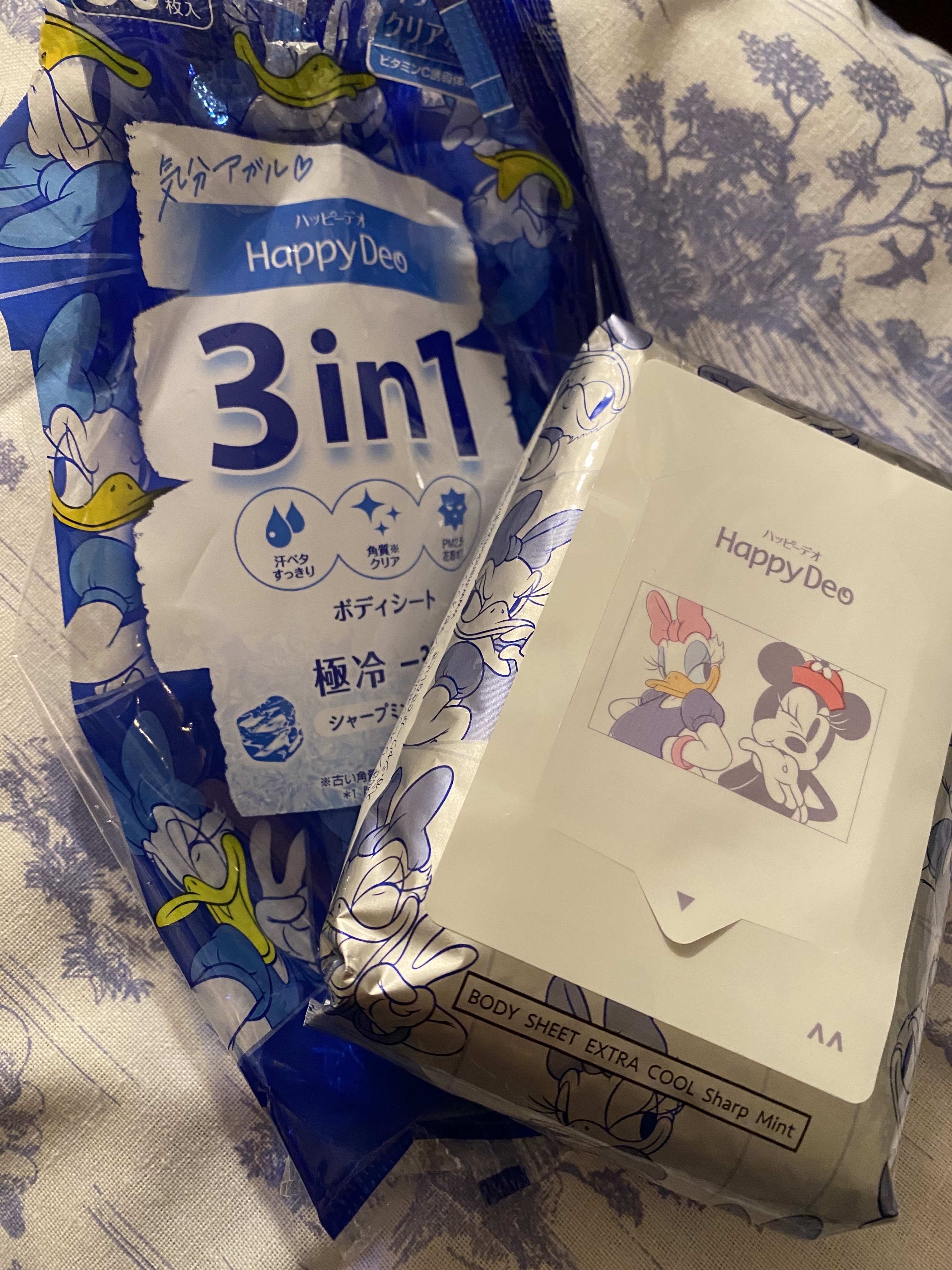ハッピーデオ ボディシート アイスダウン クールミント 36枚入/マンダム/ボディシートを使ったクチコミ（1枚目）