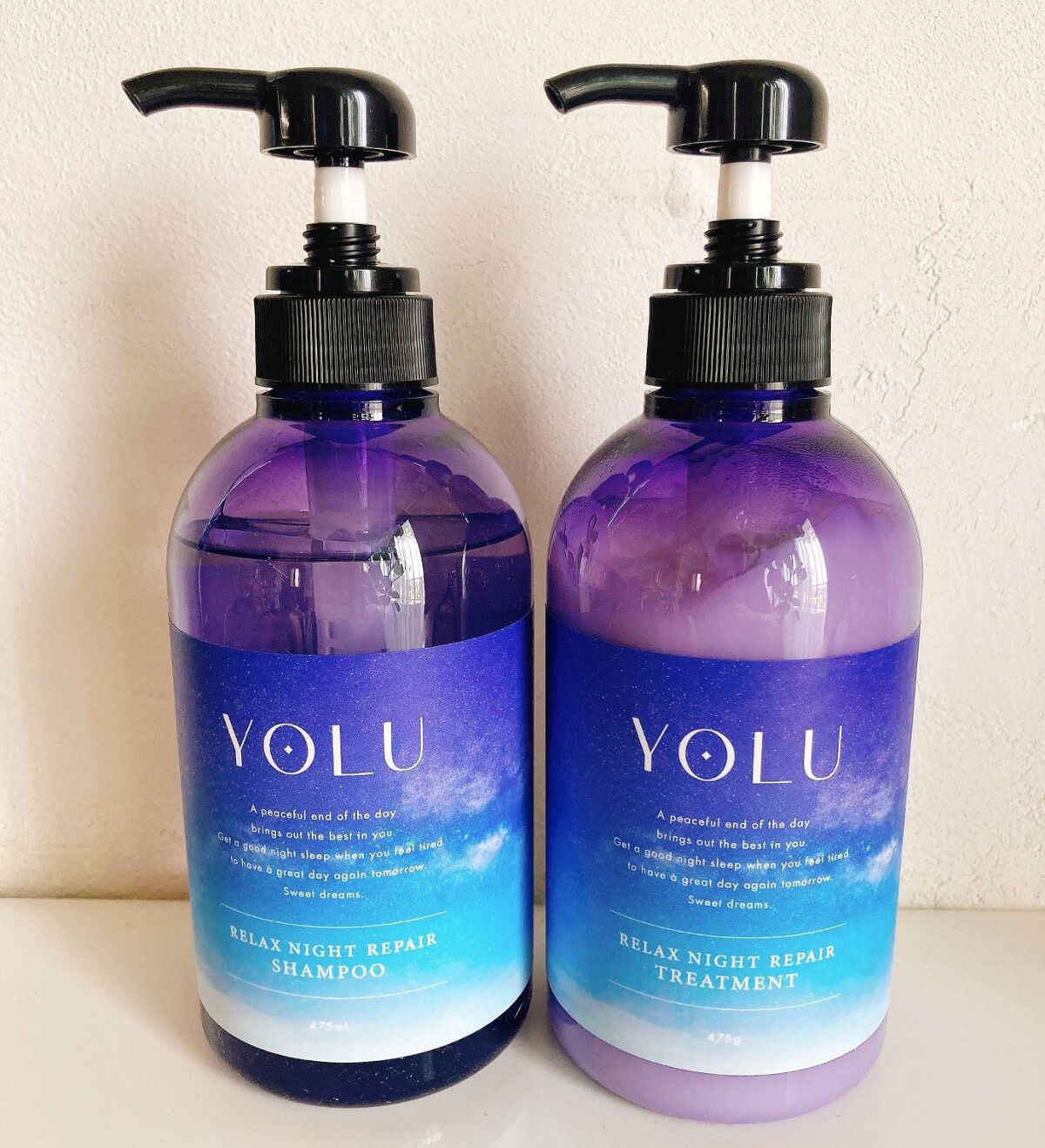 リラックスナイトリペア シャンプー/トリートメント/YOLU/市販シャンプーを使ったクチコミ(2枚目)