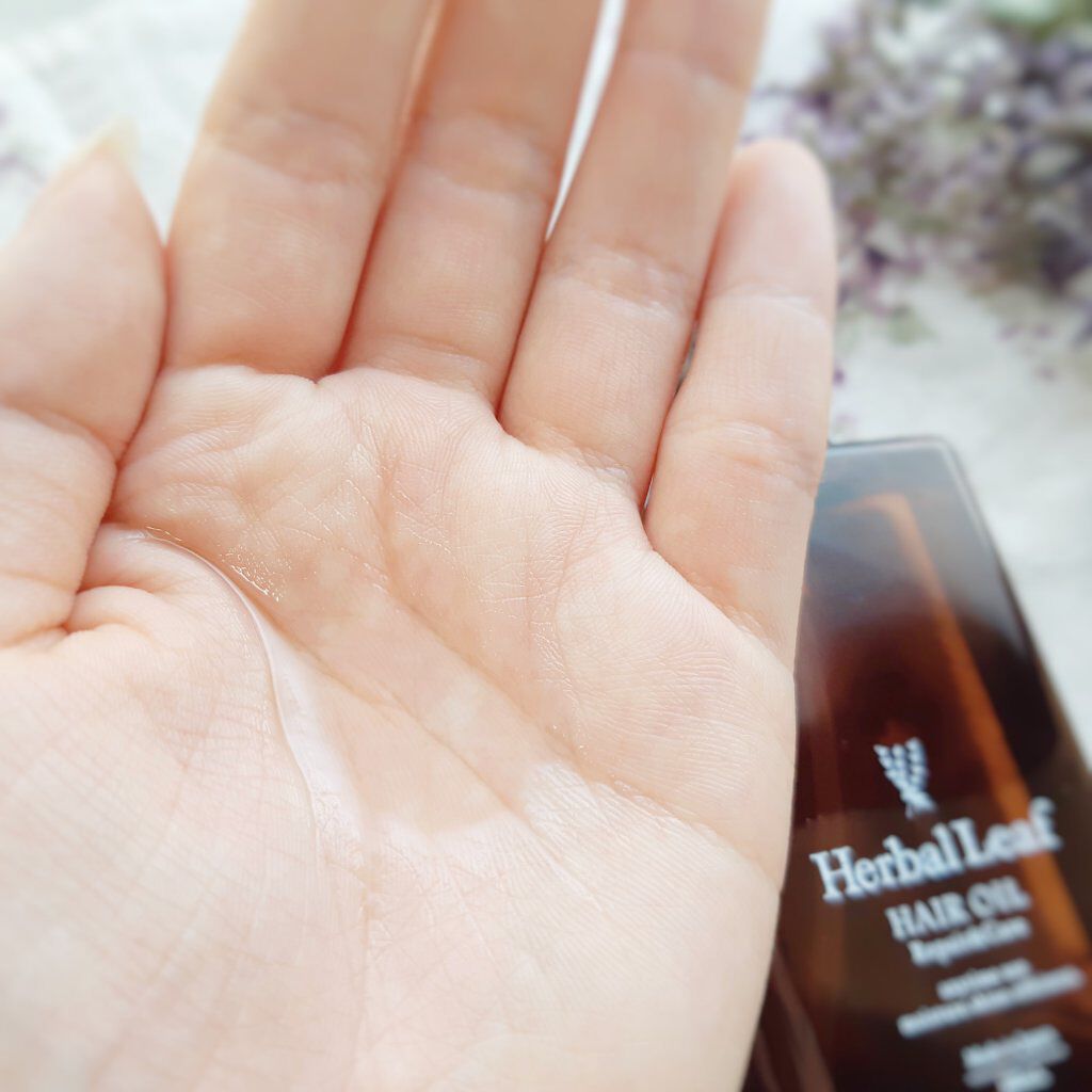 オーガニックヘアオイル フレッシュティーの香り/ハーバルリーフ/ヘアオイルを使ったクチコミ(2枚目)