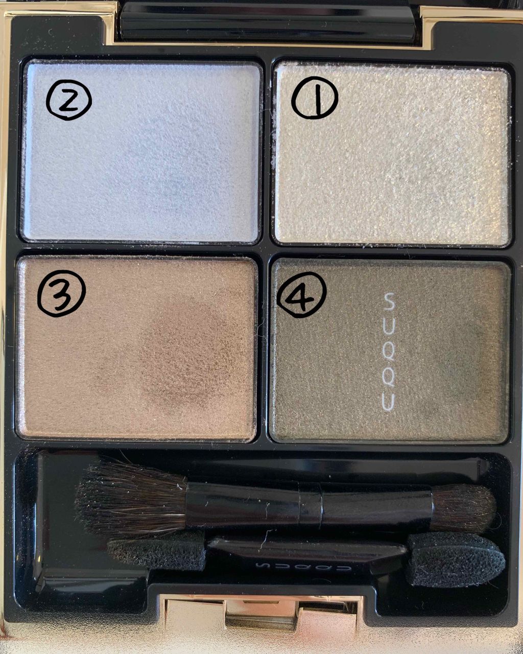 デザイニング カラー アイズ/SUQQU/アイシャドウパレットを使ったクチコミ(2枚目)