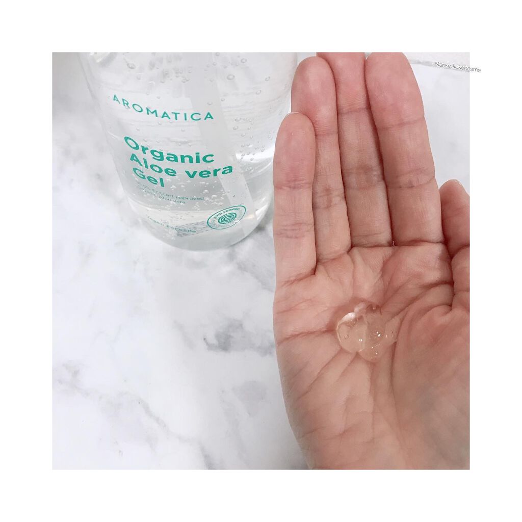 オーガニック アロエベラ ジェル/AROMATICA/その他スキンケアを使ったクチコミ(2枚目)