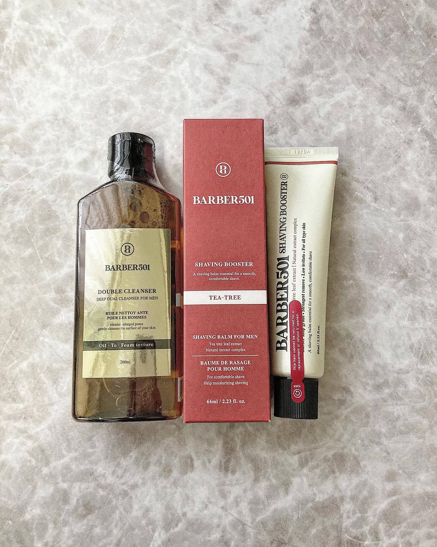 シェービングブースター Ｔ（ティーツリー）/BARBER501/ムダ毛ケアを使ったクチコミ（2枚目）