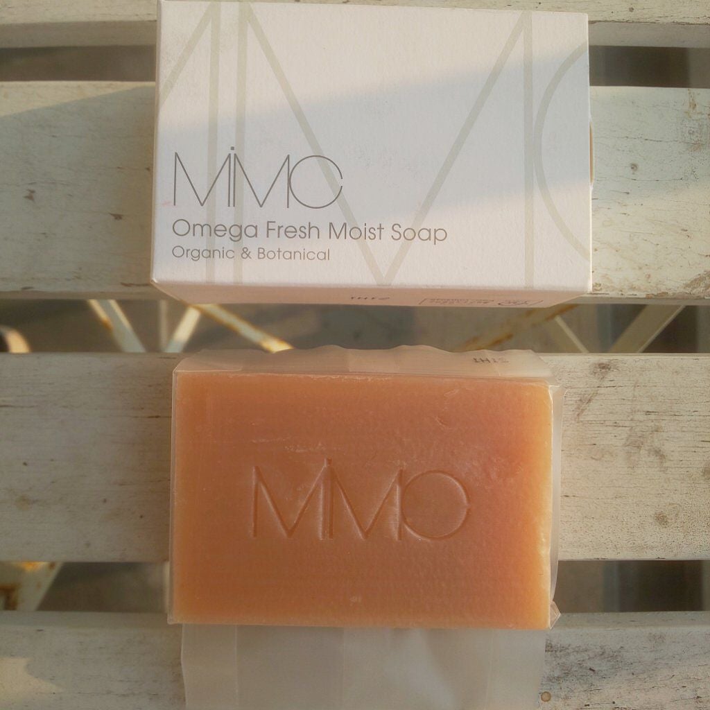 オメガフレッシュモイストソープ(ダマスクローズ&ゼラニウム)/MiMC/洗顔石鹸を使ったクチコミ(1枚目)