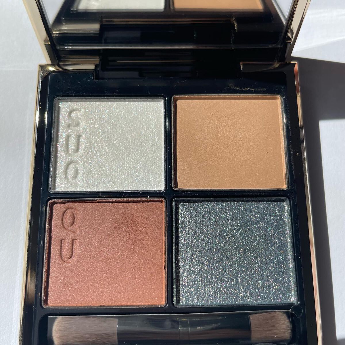 シグニチャー カラー アイズ 12 胡桃染 -KURUMIZOME/SUQQU/アイシャドウパレットを使ったクチコミ（2枚目）