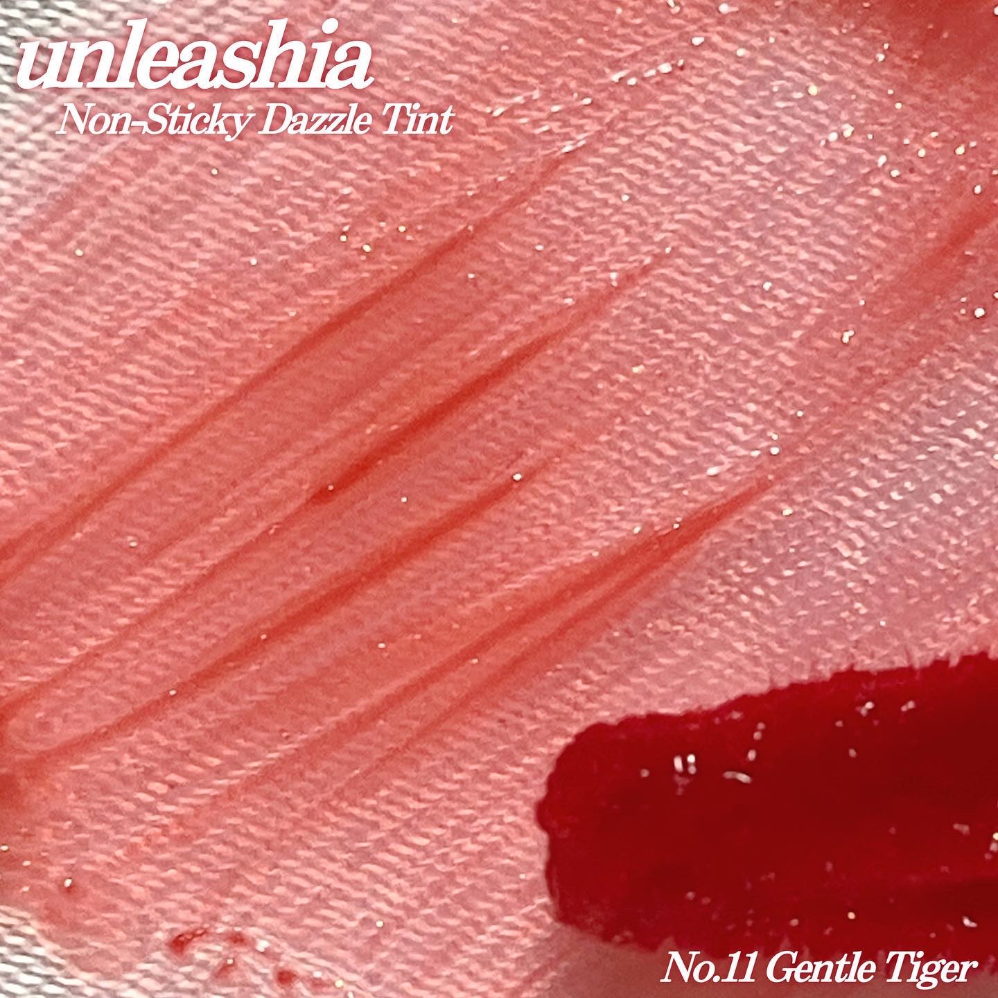 ノンスティッキーダズルティント No.11 ジェントルタイガー【新】/unleashia/リップティントを使ったクチコミ（3枚目）