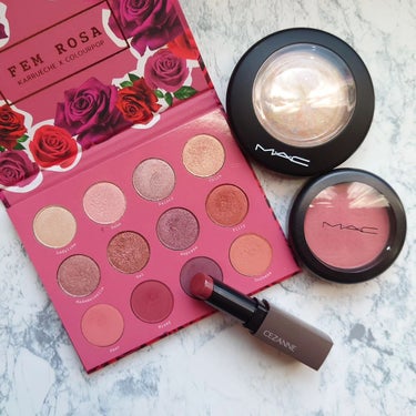 Fem Rosa Karrueche - Pressed Powder Shadow Palette - She/ColourPop/アイシャドウパレットを使ったクチコミ（3枚目）