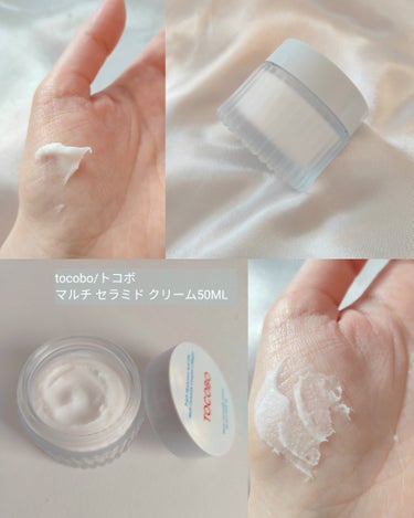 MULTI CERAMIDE CREAM/TOCOBO/フェイスクリームを使ったクチコミ（3枚目）