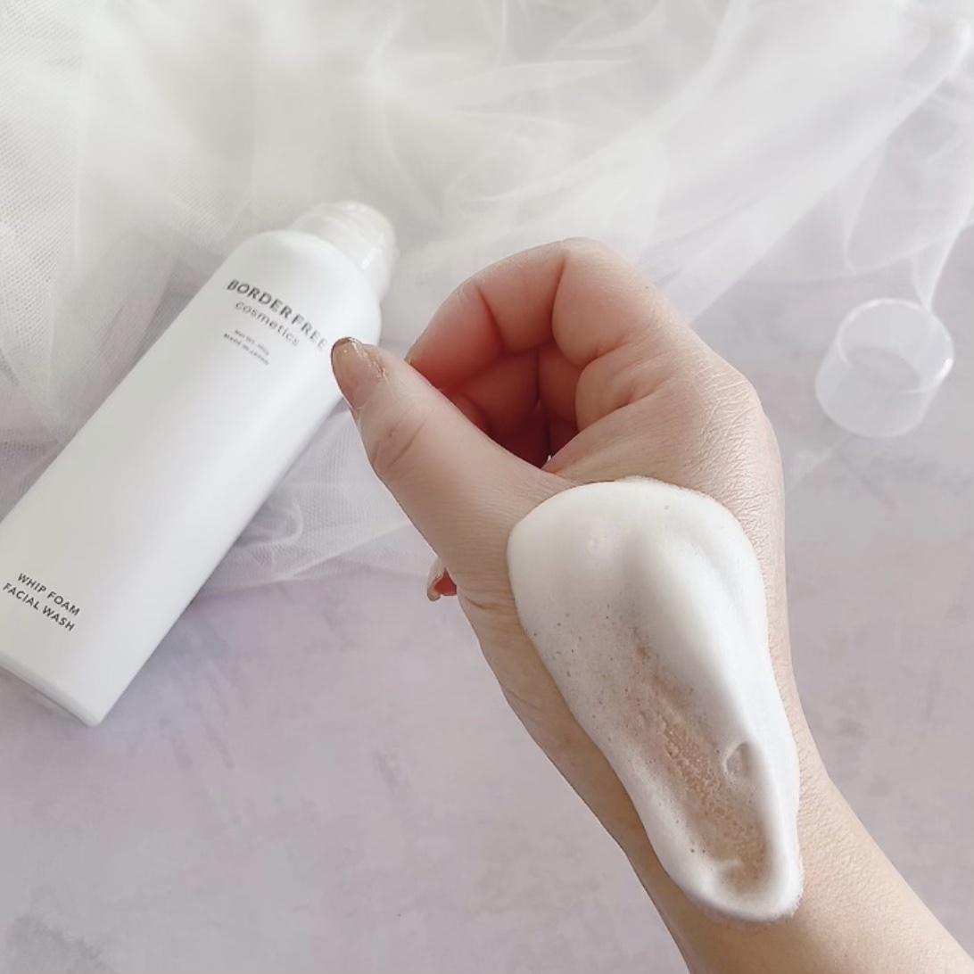 ホイップフォームフェイシャルウォッシュ/BORDER FREE cosmetics/洗顔フォームを使ったクチコミ（3枚目）