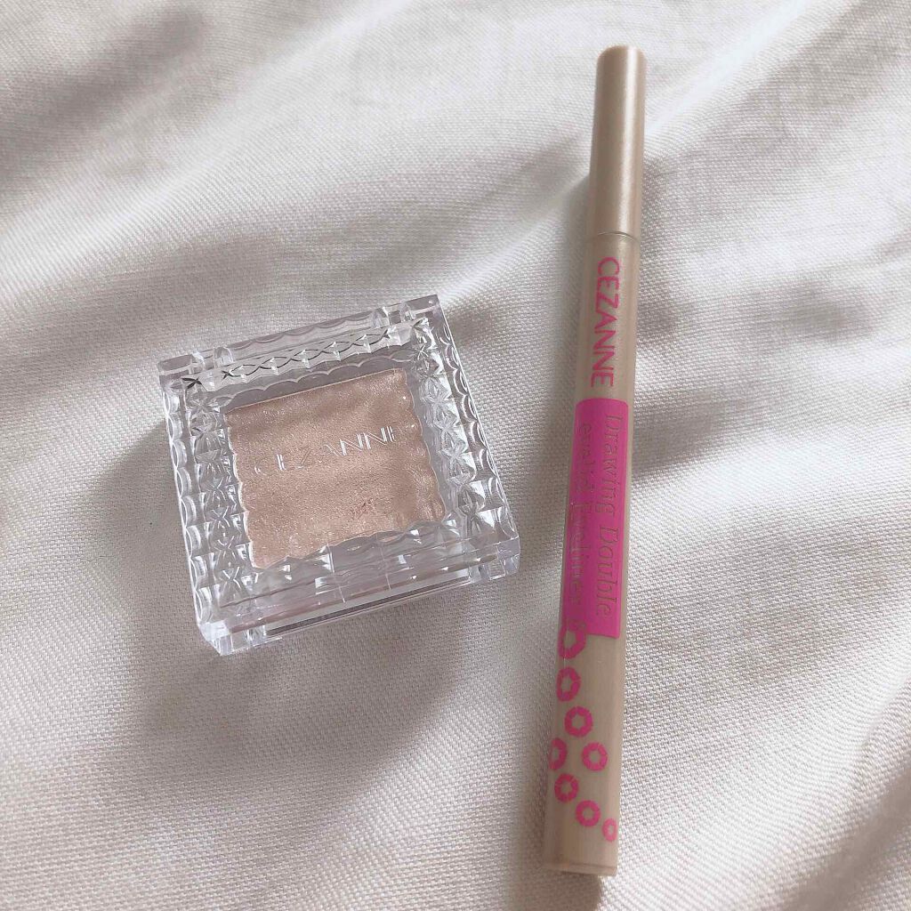 描くふたえアイライナー/CEZANNE/リキッドアイライナーを使ったクチコミ(2枚目)