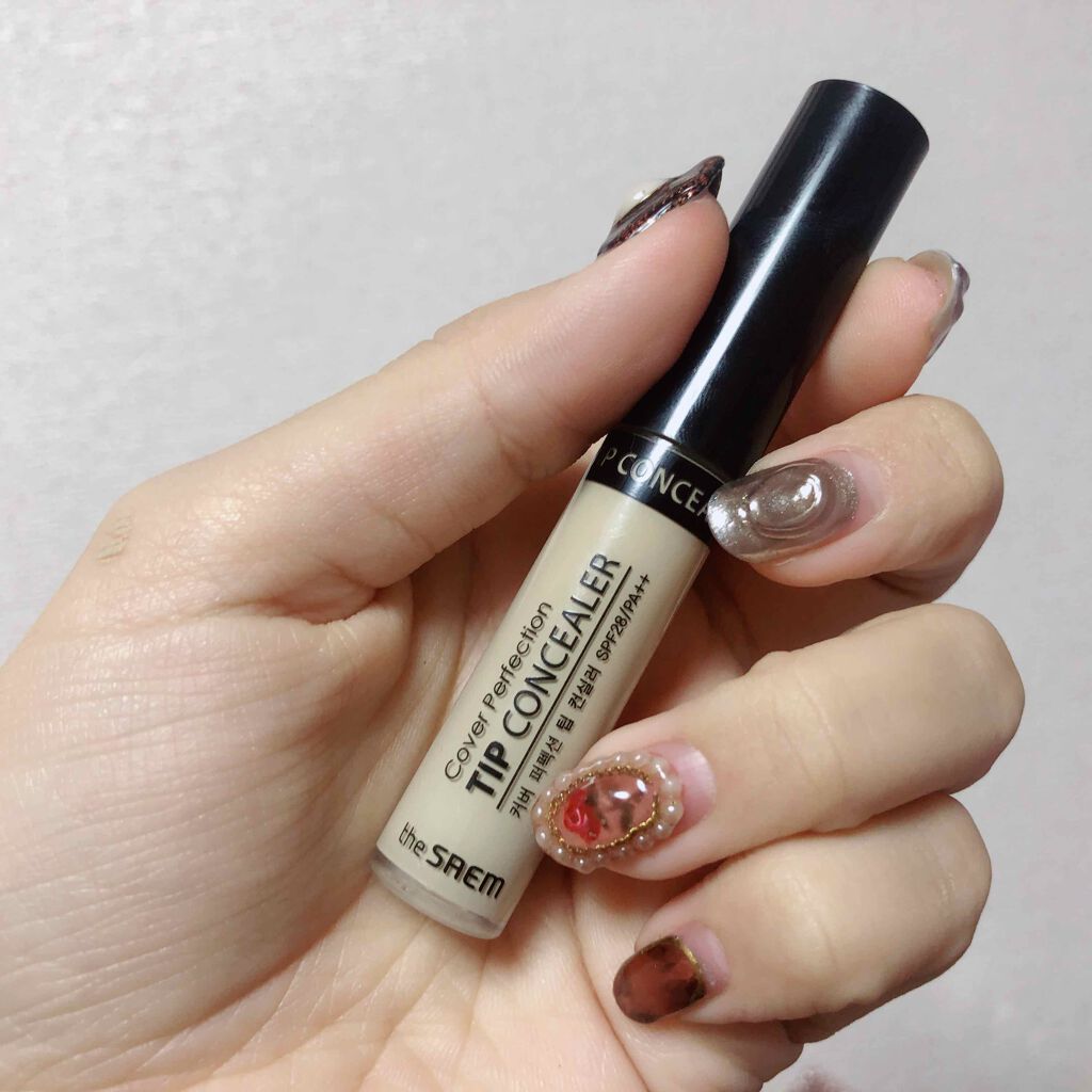 カバーパーフェクション チップコンシーラー/the SAEM/リキッドコンシーラーを使ったクチコミ(1枚目)