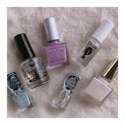 グロッシーコート/スキューズミー/オールインワンネイルを使ったクチコミ(5枚目)