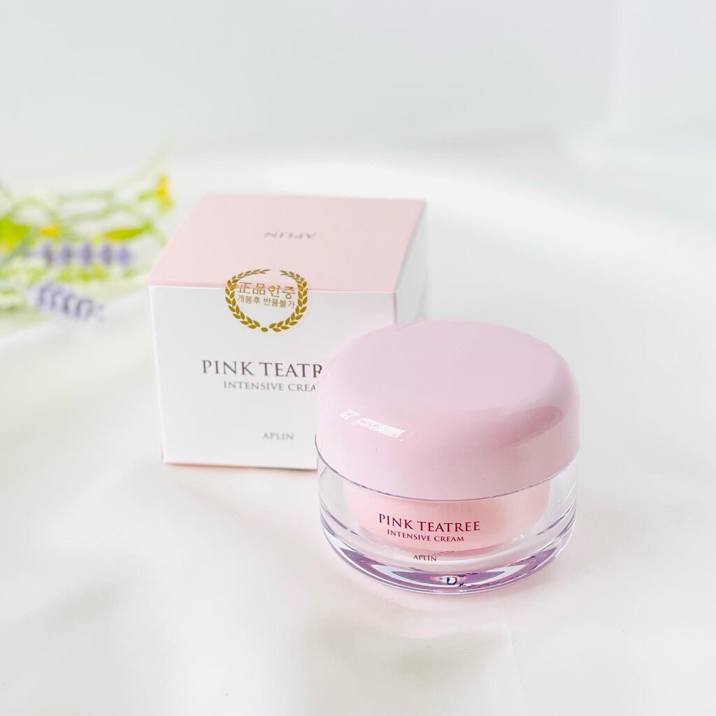 ピンクティーツリークリーム/APLIN/フェイスクリームを使ったクチコミ(1枚目)