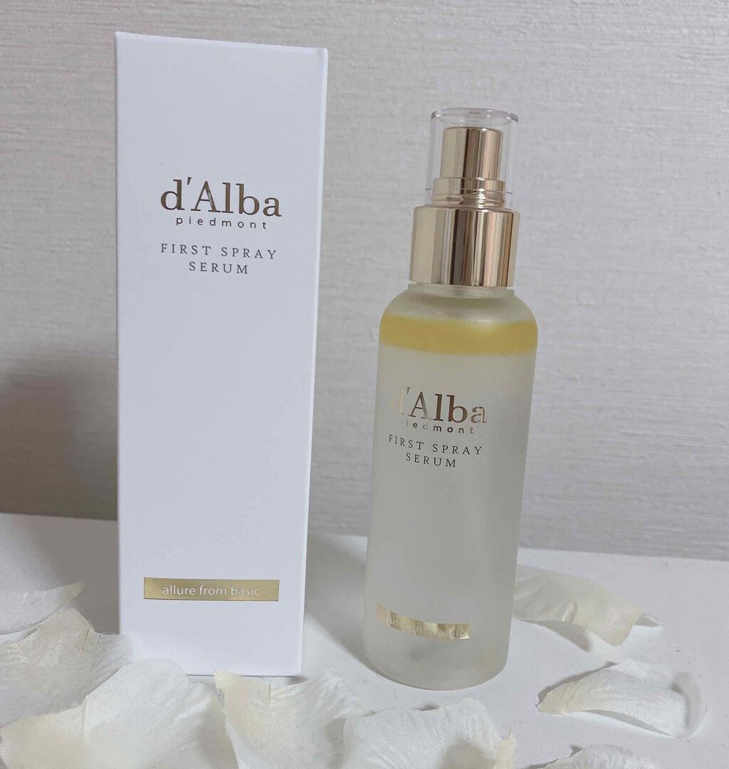 ダルバ ホワイトトリュフファーストスプレーセラム/ダルバ/ミスト状化粧水を使ったクチコミ(1枚目)