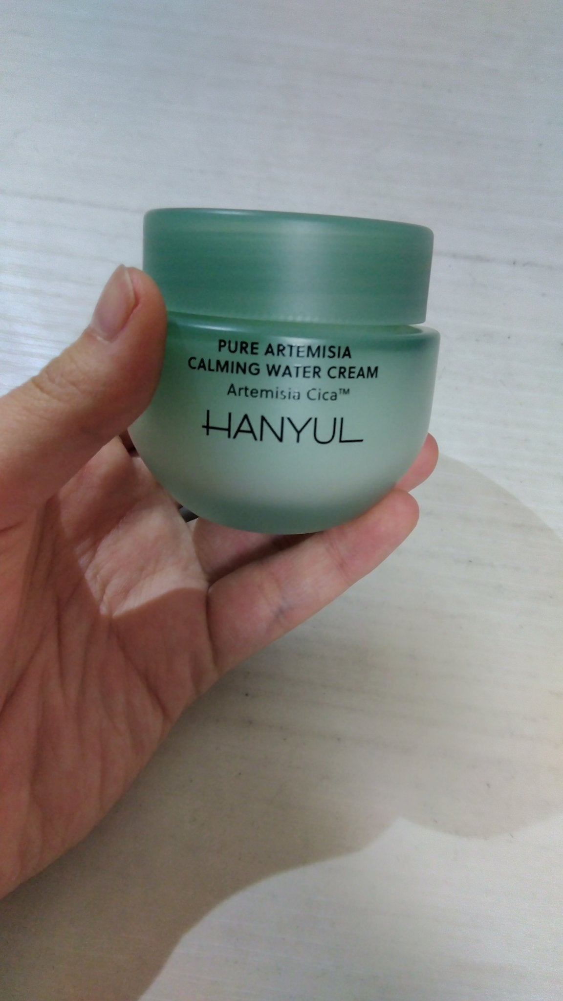 ピュアアルテミシア カーミングウォータークリーム/HANYUL(ハンユル)/フェイスクリームを使ったクチコミ(1枚目)