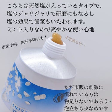 WELEDA 歯みがき(ソルト)のクチコミ「【塩とミントの優しい歯磨き粉🌿🧂オーガニック歯みがき粉で口内をいたわる🥺🥺】

◎WELEDA.....」（3枚目）