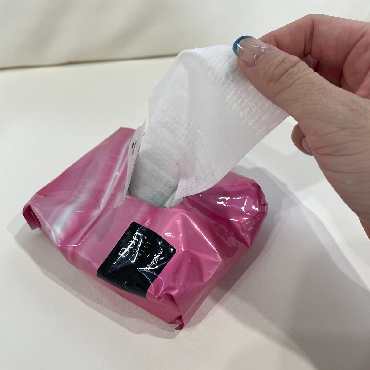 爽感さっぱりシャワーシート ノンパウダータイプ/Ban/ボディシートを使ったクチコミ(4枚目)