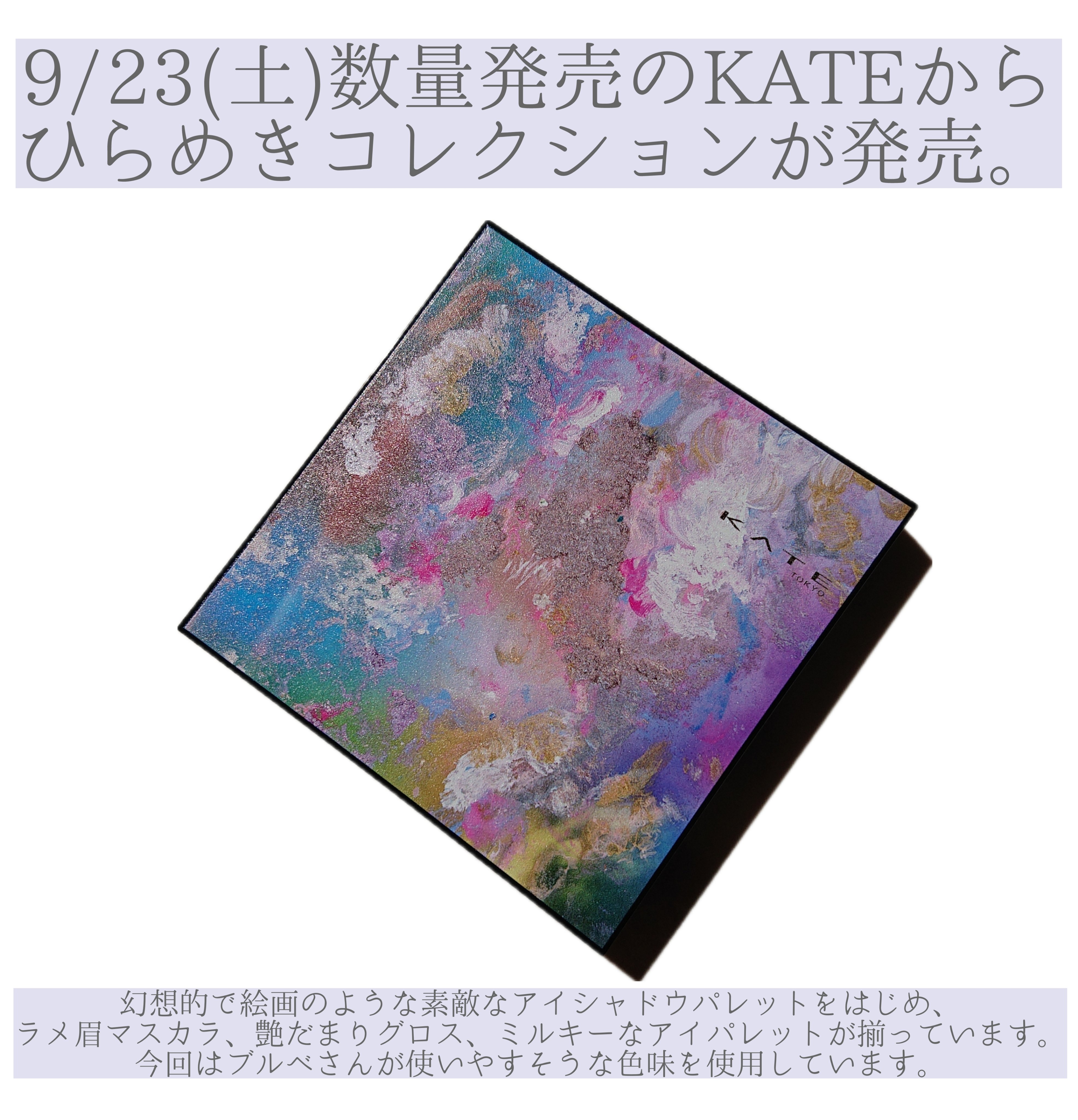 キャンバスペイントパレット/KATE/マルチパレットを使ったクチコミ（2枚目）