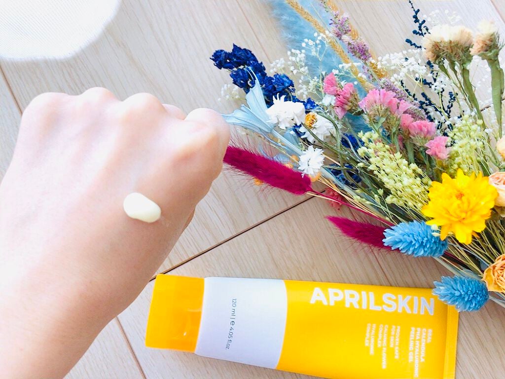 リアルカレンデュラピーリングジェル/APRILSKIN/ピーリングを使ったクチコミ(4枚目)