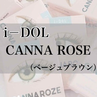 【i－DOL CANNA ROSE (ベージュブラウン) 】
・DIA/14.0mm
・BC/8.6mm

橋本環奈ちゃんの目になれると噂のカラコンレビュー🌱💕

韓国サイト『蜜のレンズ』で取り寄せて購