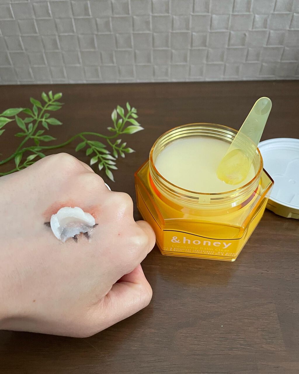 アンドハニー クレンジングバーム クリア/&honey/クレンジングバームを使ったクチコミ(3枚目)