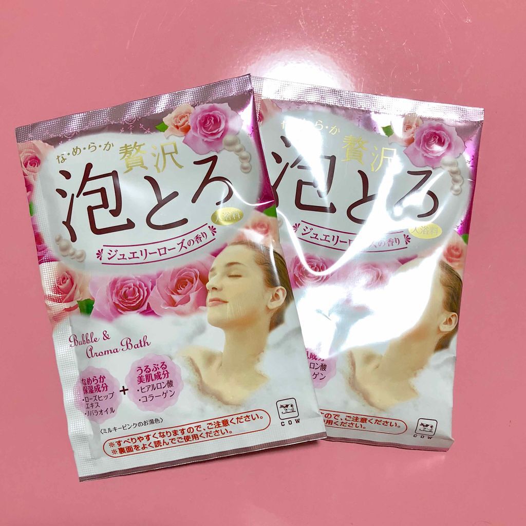 贅沢泡とろ 入浴料 ジュエリーローズの香り/お湯物語/保湿系入浴剤を使ったクチコミ(1枚目)