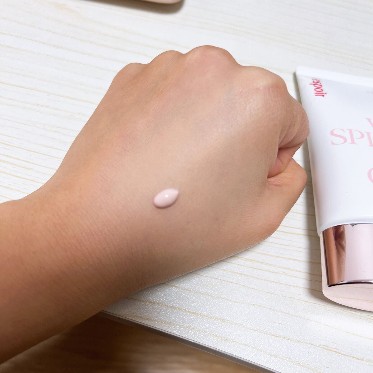 ウォータースプラッシュサンクリーム セラミド/espoir/日焼け止めクリームを使ったクチコミ（2枚目）