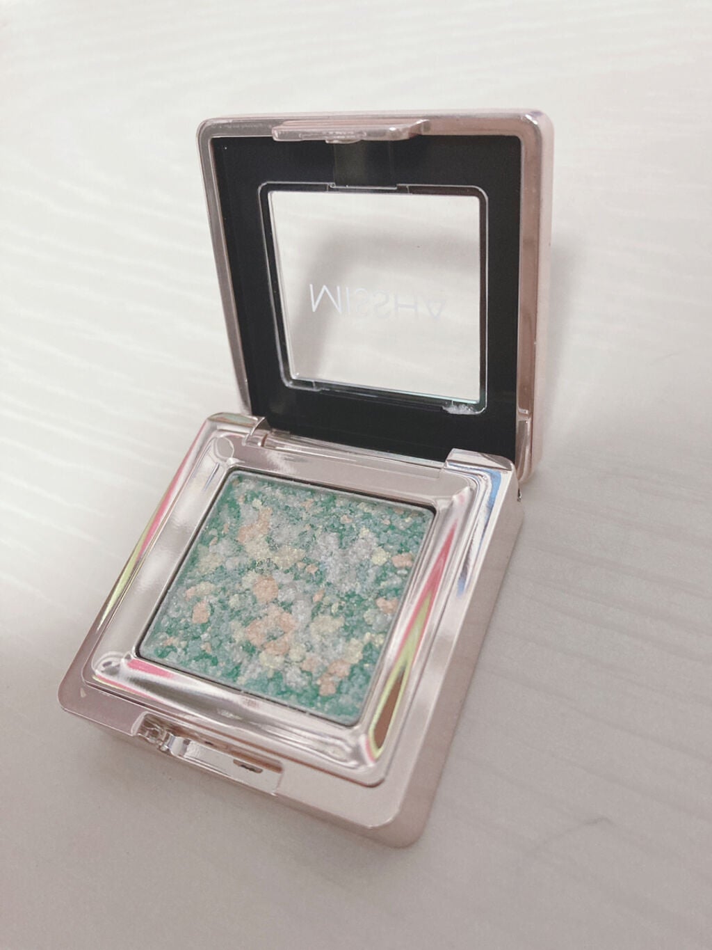 グリッタープリズム シャドウ/MISSHA/グリッターを使ったクチコミ(5枚目)
