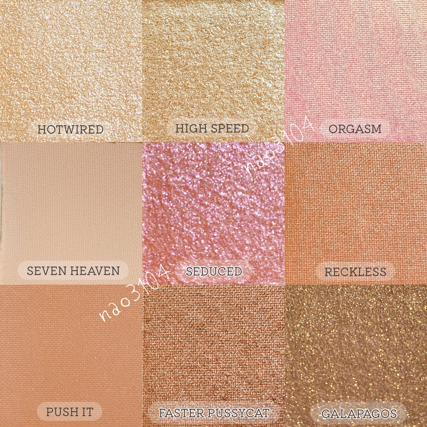 オーガズムライジング アイシャドーパレット/NARS/アイシャドウパレットを使ったクチコミ(4枚目)