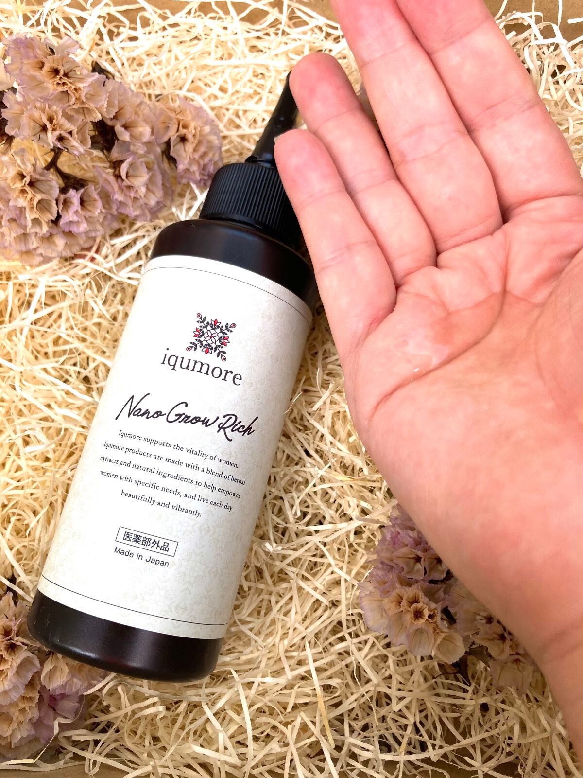 pink_cosme_jvo on LIPS 「イクモア ナノグロウリッチを使用してみました♪産後から抜け毛が..」(1枚目)