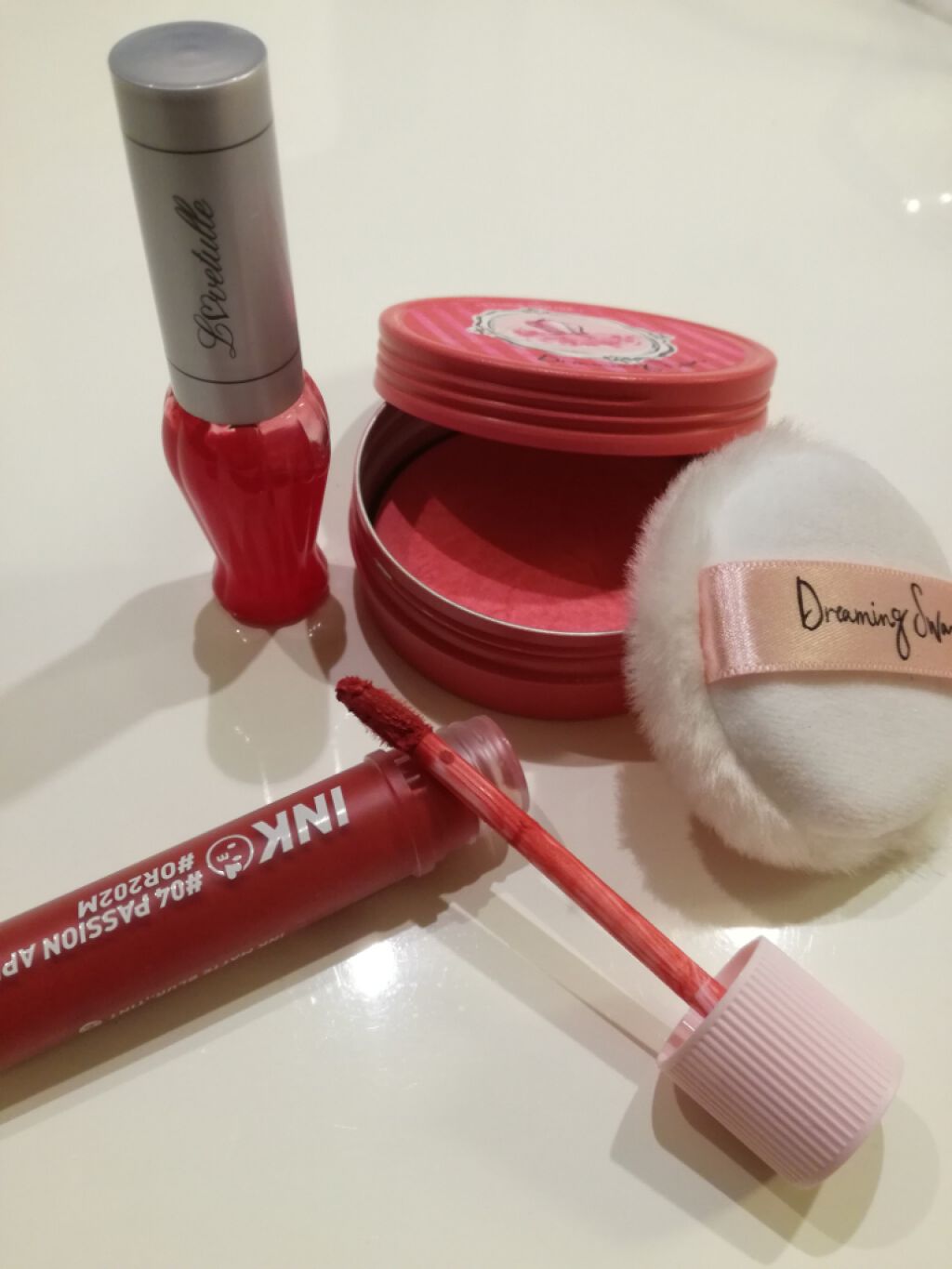 ドリーミングスワン アイ&チーク/ETUDE/パウダーチークを使ったクチコミ(2枚目)