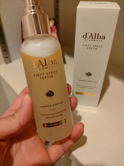 ダルバ ホワイトトリュフファーストスプレーセラム/ダルバ/ミスト状化粧水を使ったクチコミ(2枚目)