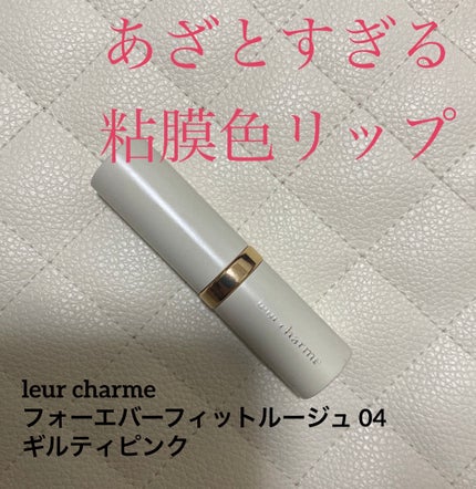 フォーエバー フィット ルージュ/leur charme/口紅を使ったクチコミ(1枚目)