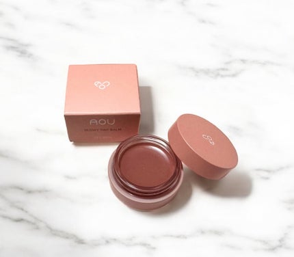 GLOWY TINT BALM/AOU/リップグロスを使ったクチコミ(1枚目)