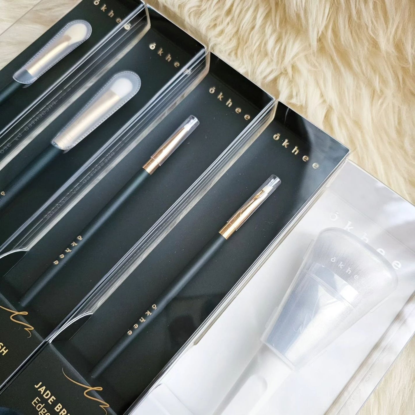 okhee 白玉ファンデーションブラシ/SOOA DOR/メイクブラシを使ったクチコミ(5枚目)