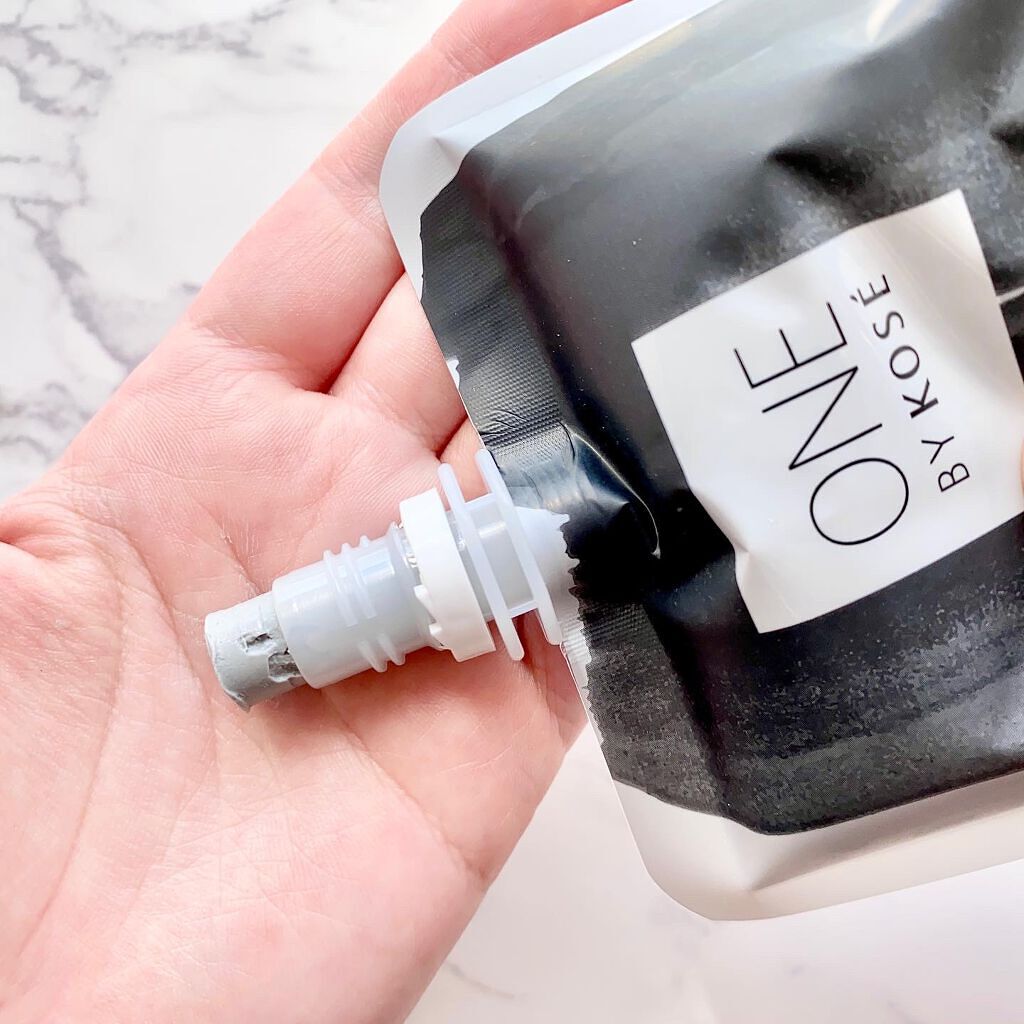 ダブル ブラック ウォッシャー/ONE BY KOSE/その他洗顔料を使ったクチコミ（2枚目）